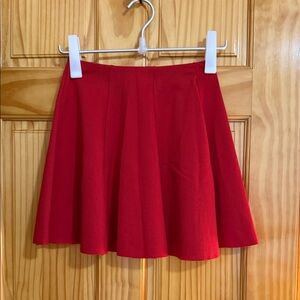 Elegant Red Women's Skirt